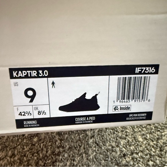 Adidas Kaptir 3.0 Sneakers in Black - Picture 1 of 9